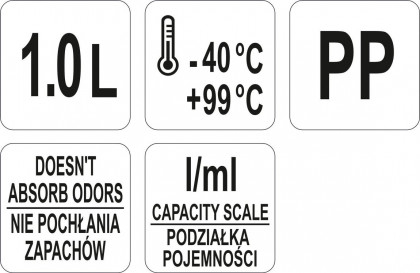 Džbán s odměrkou 1000ml