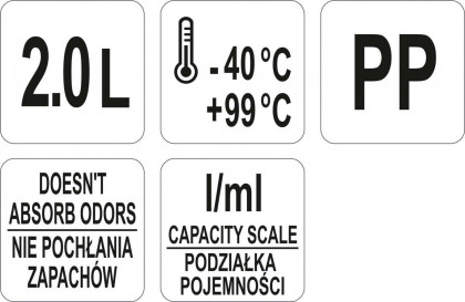 Džbán s odměrkou 2000ml