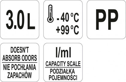 Džbán s odměrkou 3000ml