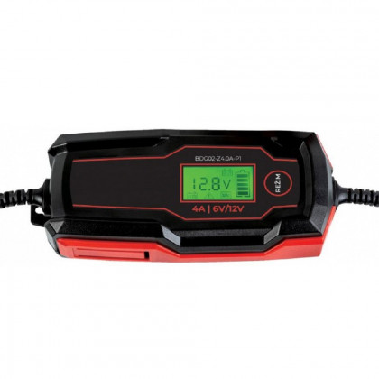 Elektrická nabíječka autobaterií BD02-Z4.0A-P1, 2A/4A, 6V/12V, IP65, LCD