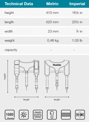 kšandy s držákem na mobil 520x23x410mm=E-05393