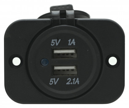 Zásuvka 2x USB 2,1A