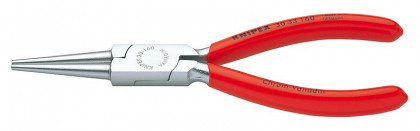 Rovné kulaté kleště 160 mm Knipex typu Langback chromované - 3033160