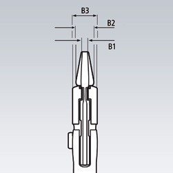 Klešťový klíč XL chromované 400 mm  - 8603400