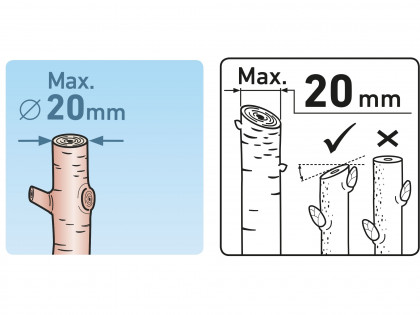 Nůžky zahradnické celokovové, 210mm, HCS