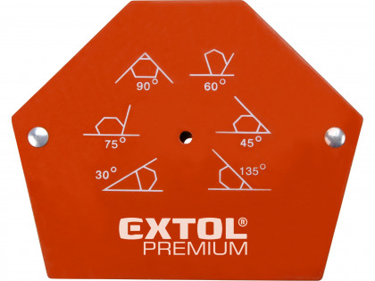 Magnet-úhelník svařovací, 30°-45°-60°-75°-90°-135°, nosnost do 22kg