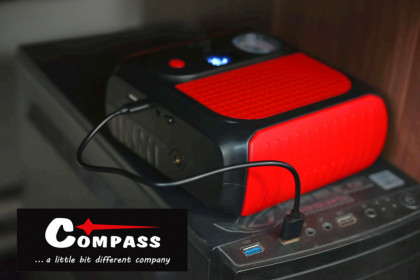 Powerbanka JUMP STARTER 8.000mAh 500A + kompresor