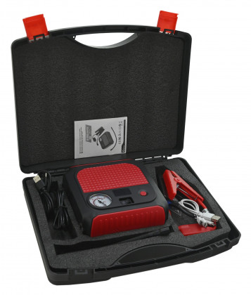 Powerbanka JUMP STARTER 8.000mAh 500A + kompresor