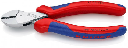 Boční štípací kleště KNIPEX X-Cut ® chromované 160 mm  - 7305160