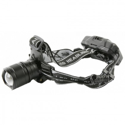 Čelovka Headlight H4019, XHP70 2000 lm, 3x2000mAh, IP43, USB nabíjení, Zoom