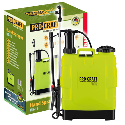 PROCRAFT HS-16 Ruční tlakový postřikovač 16l Procraft