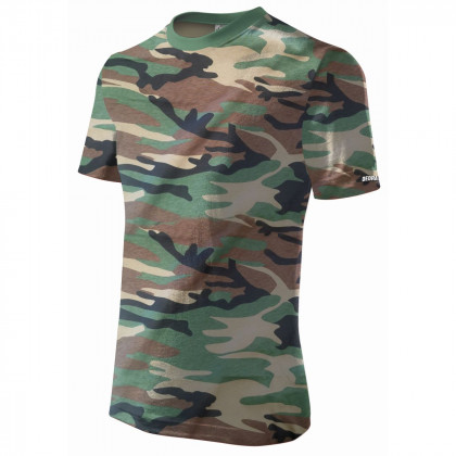 Tričko pánské XXXL, camo, 100 % bavlna