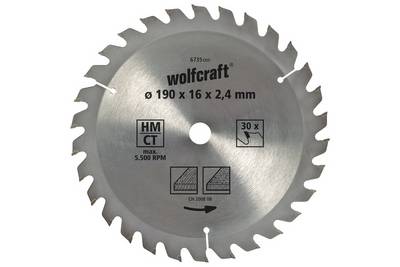 WOLFCRAFT - Kotouč pilový HM 20zub 150mm