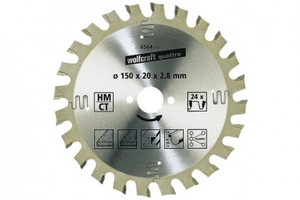 WOLFCRAFT - pilový kotouč 210×30mm Z34 - hrubé řezy