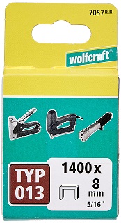 WOLFCRAFT - Spona široká čalounická 10,55mm výška 8mm, 1400ks