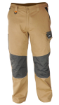 Kalhoty ochranné velikost L/52,  bavlna+elastan...