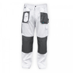 Kalhoty ochranné velikost XL/56, bílá, gramáž 1...